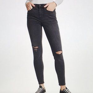 Madewell Black High Rise Skinny Jeans